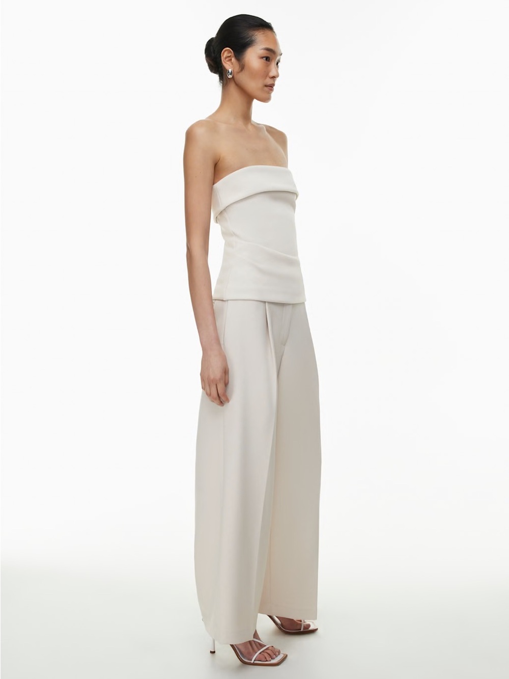 Aritzia Babaton Eyecatcher Strapless Tube Top in Beige Size XS - Picture 4 of 12